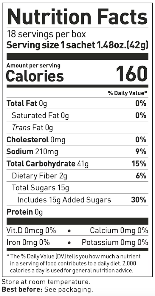 Box Drink Mix 160